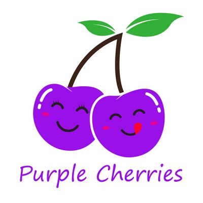 purple cherries logo
